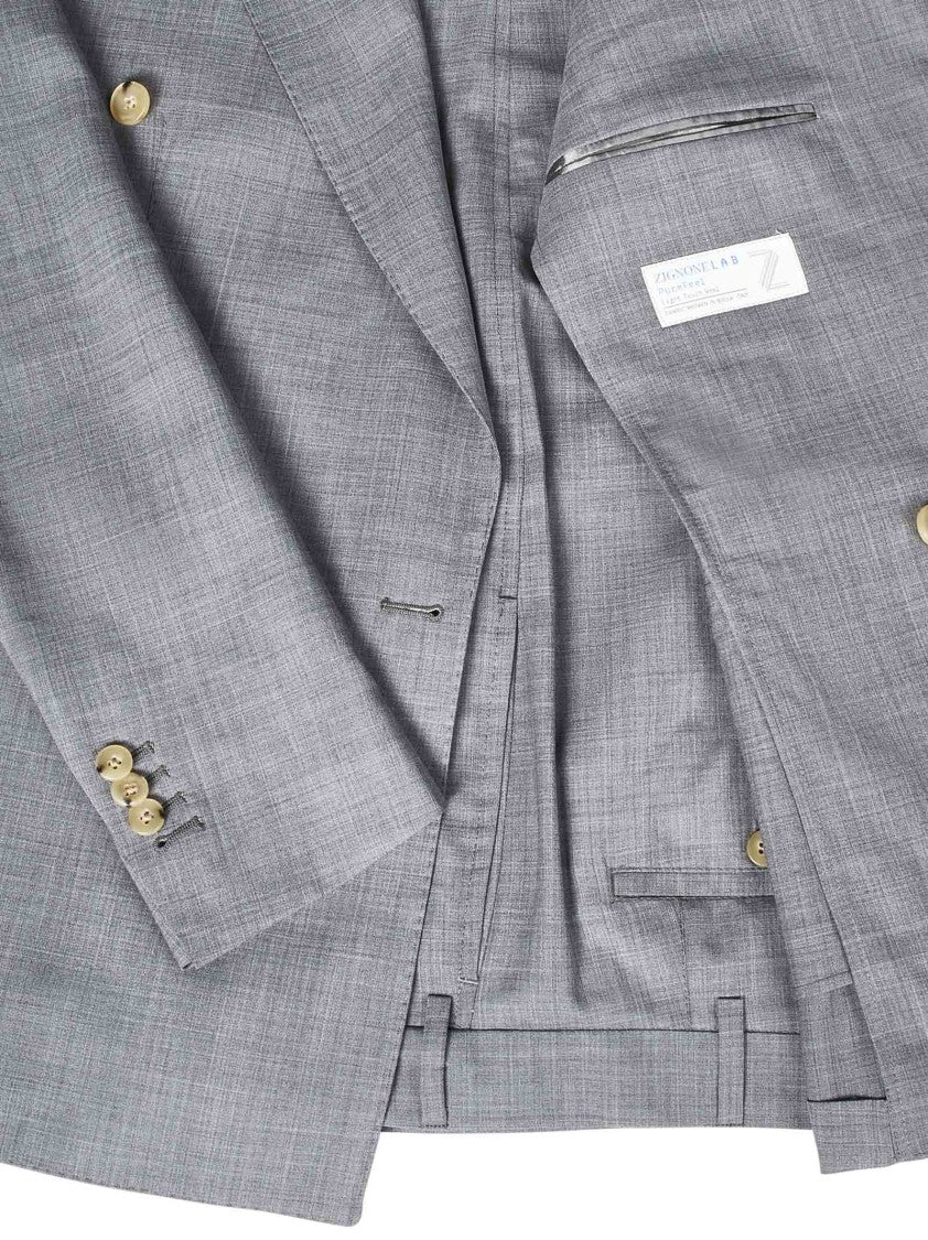 Franzese Collection Double-Breasted Grey Suit