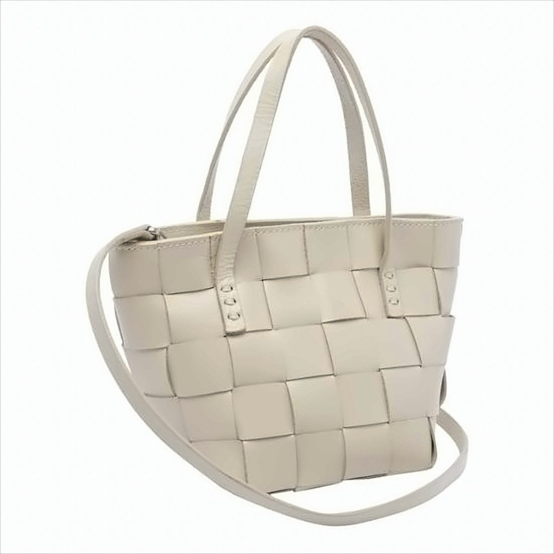 Dragon Diffusion Mini Woven Buffalo Leather Tote Bag
