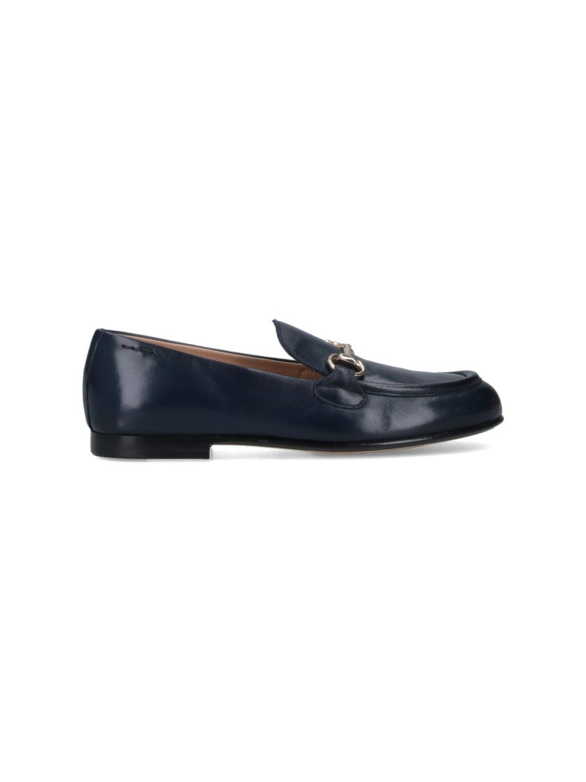 Alexander Hotto Loafers With Bit Detail' – Blue