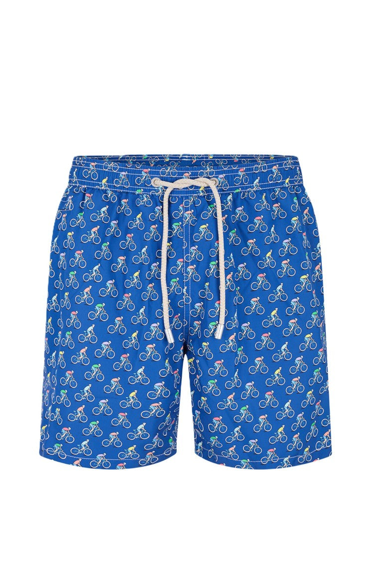 Mc2 Saint Barth Blue Lighting Micro Fantasy Swim Shorts