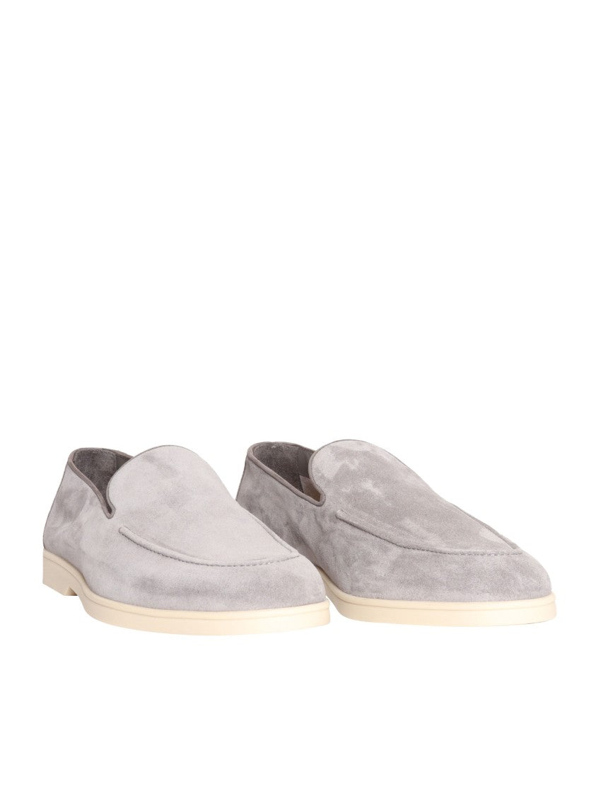 Doucal's Slip-On Calfskin Moccasins