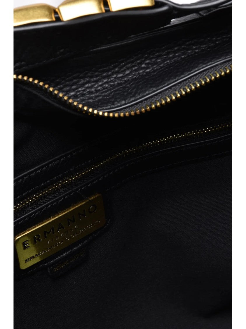 Ermanno Firenze Arabella Shoulder Bag In Soft Textured Bovine Leather