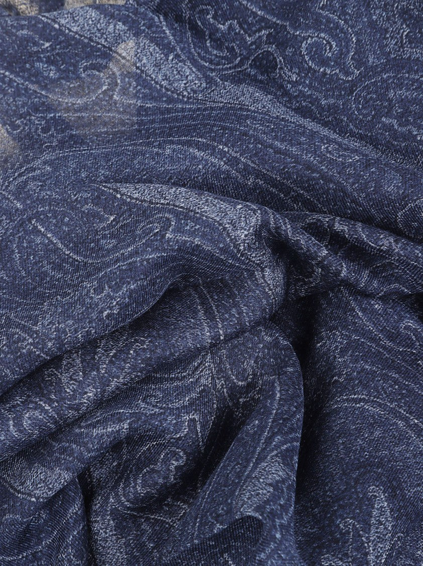 Etro Paisley Modal-Cashmere Scarf