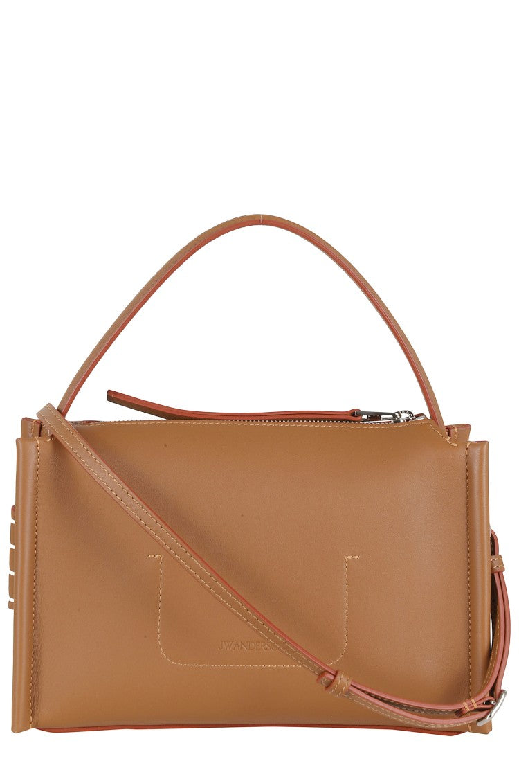 J. W. Anderson Brown Small Loafer Removable-Strap Leather Shoulder Bag