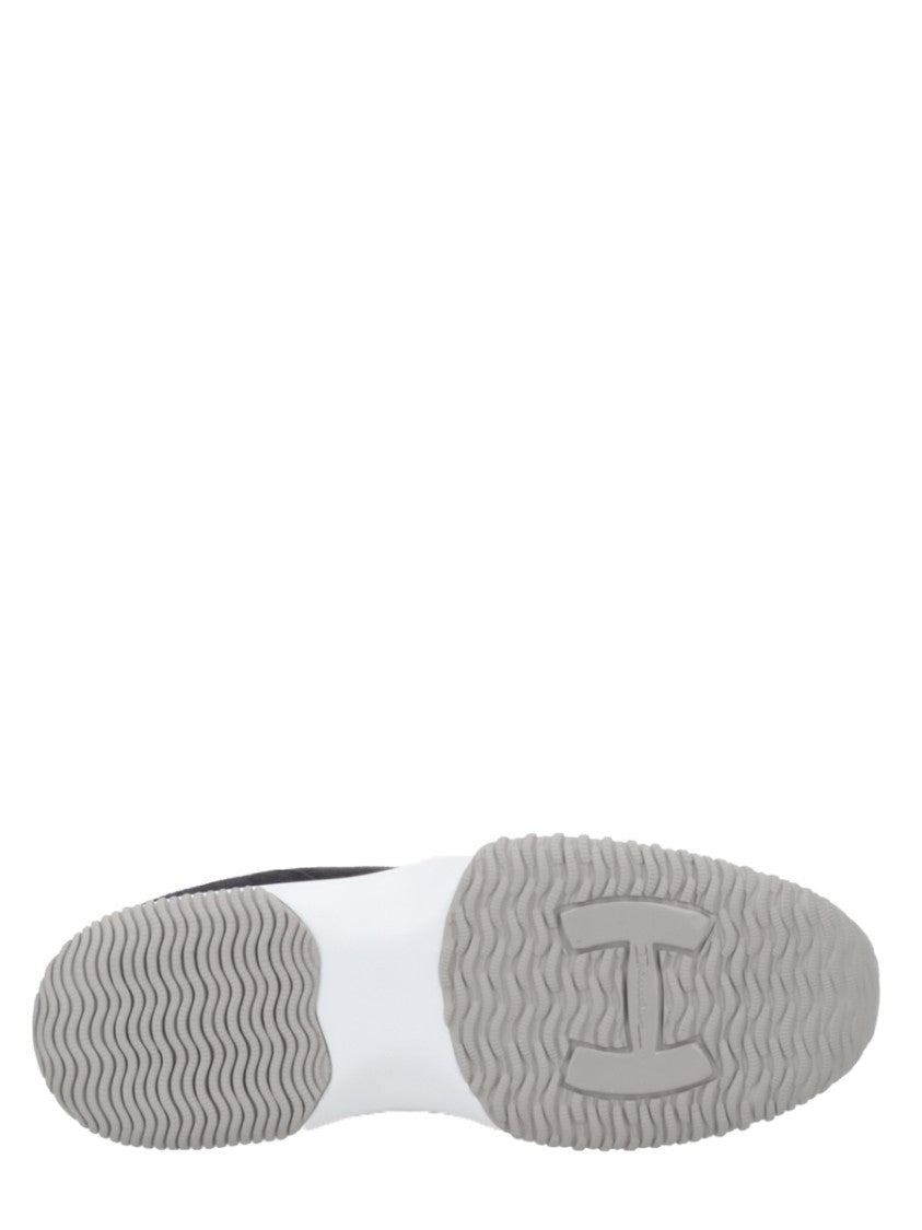 Hogan Interactive Dark Navy Suede Sneakers