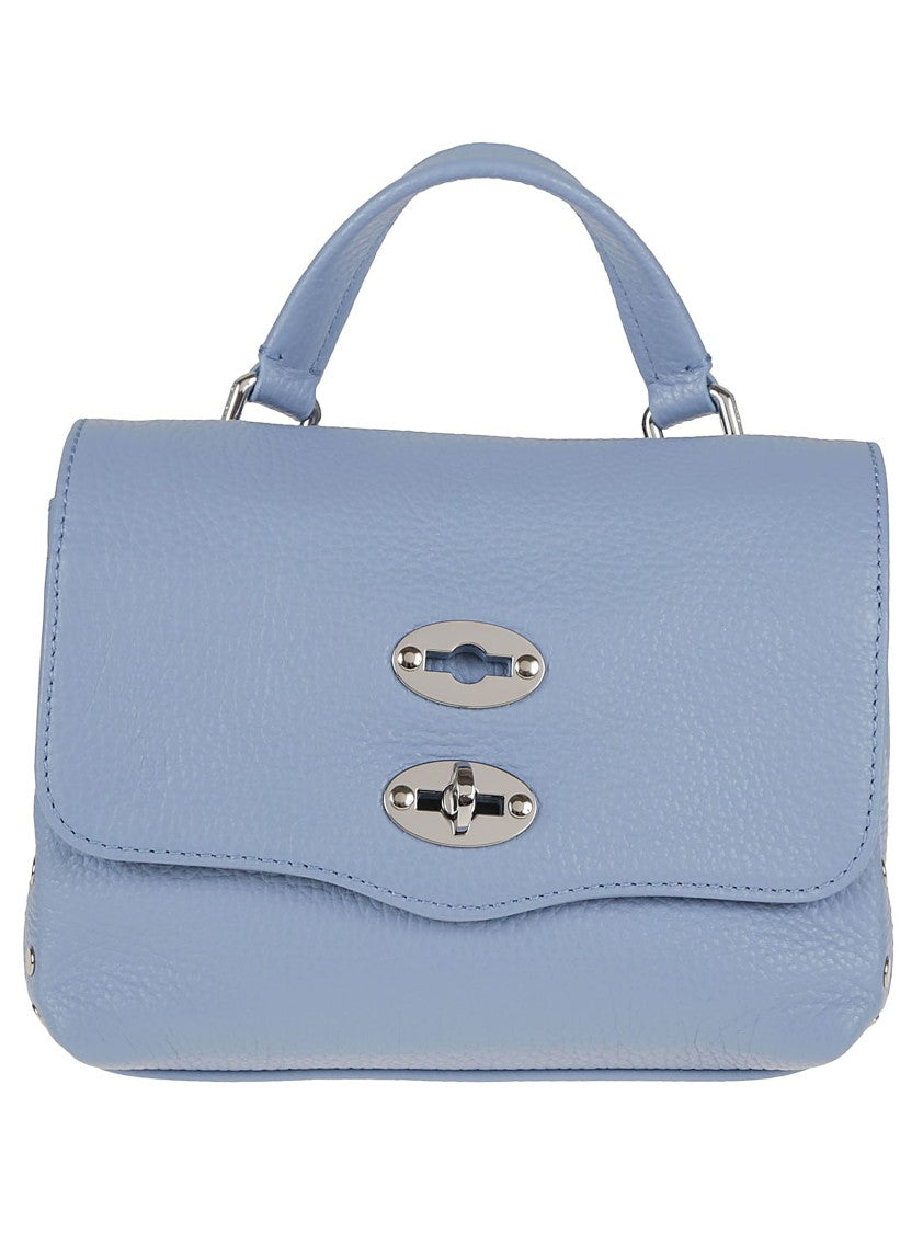 Zanellato Postman Bag In Textured Calf Leather