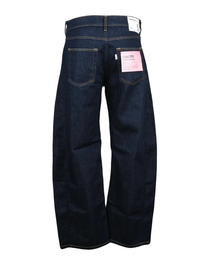 Department 5 Colored Wide-Leg High-Waist Denim Jeans