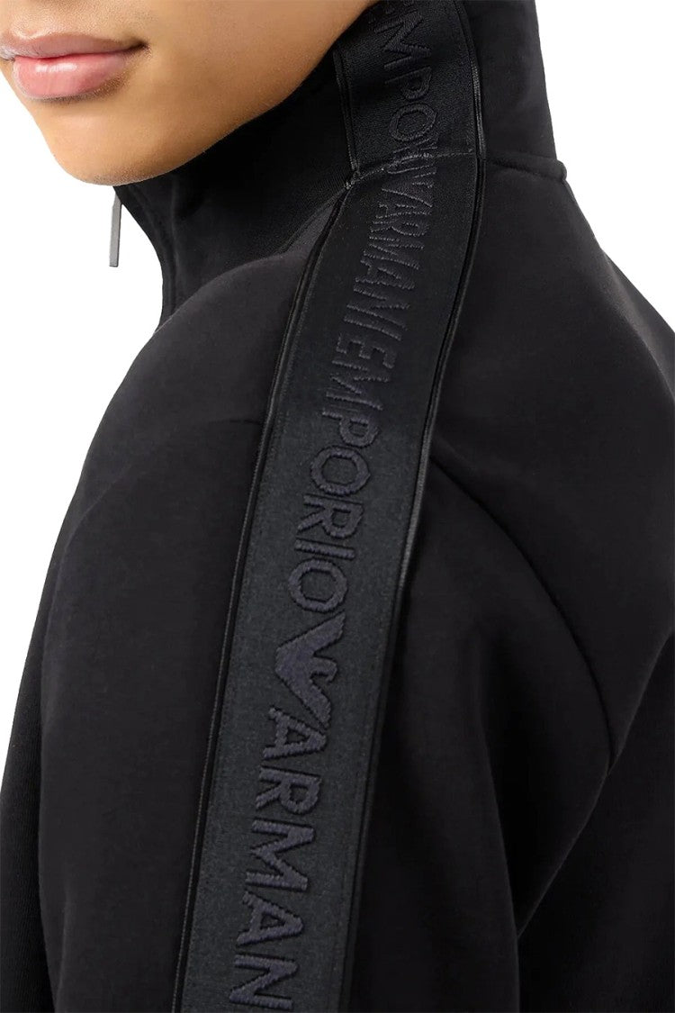 Emporio Armani High-Quality Zip-Up Sweatshirt With Iconic Branding And Fit