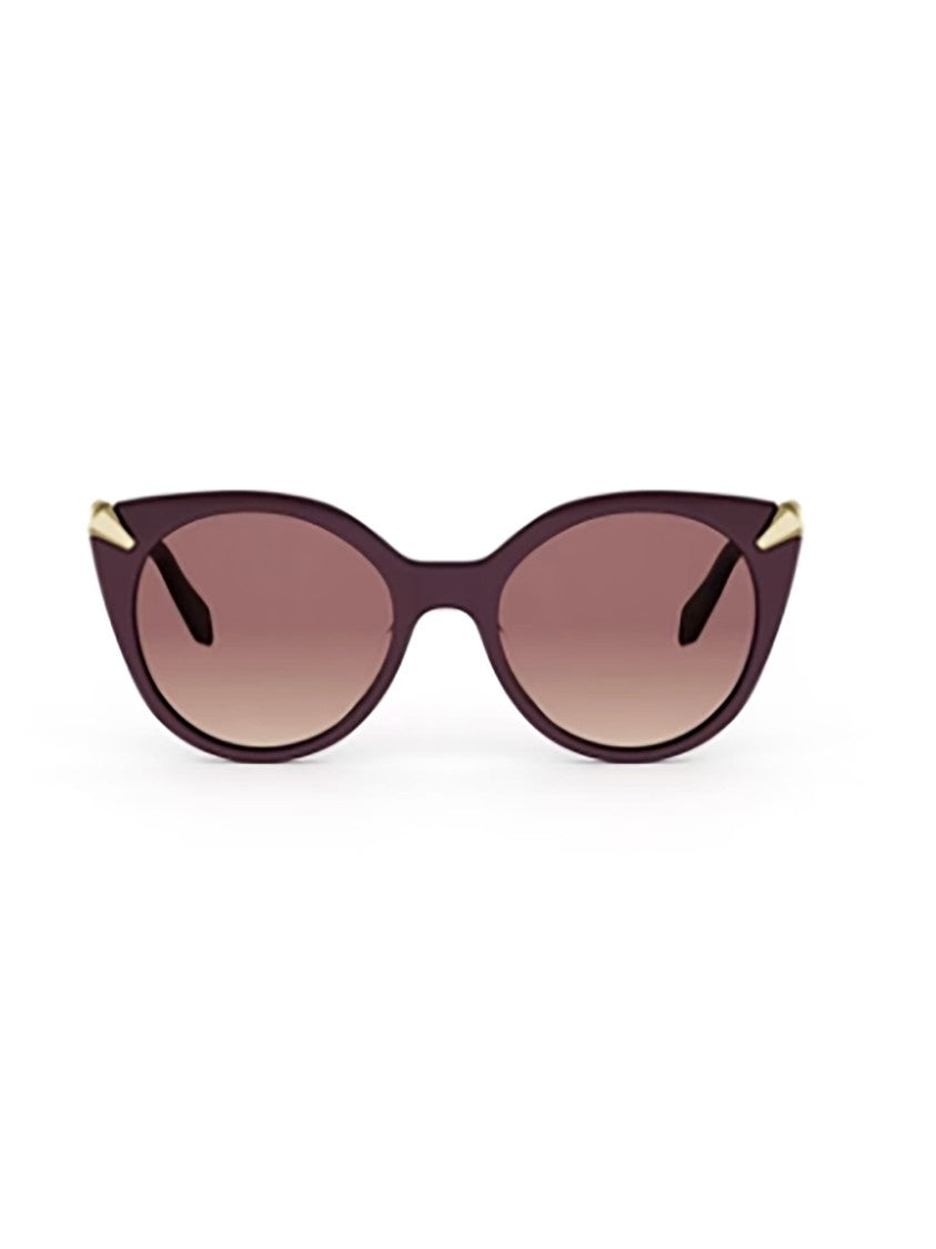 Bulgari Bv40082i Cat-Eye Gold Chain Sunglasses
