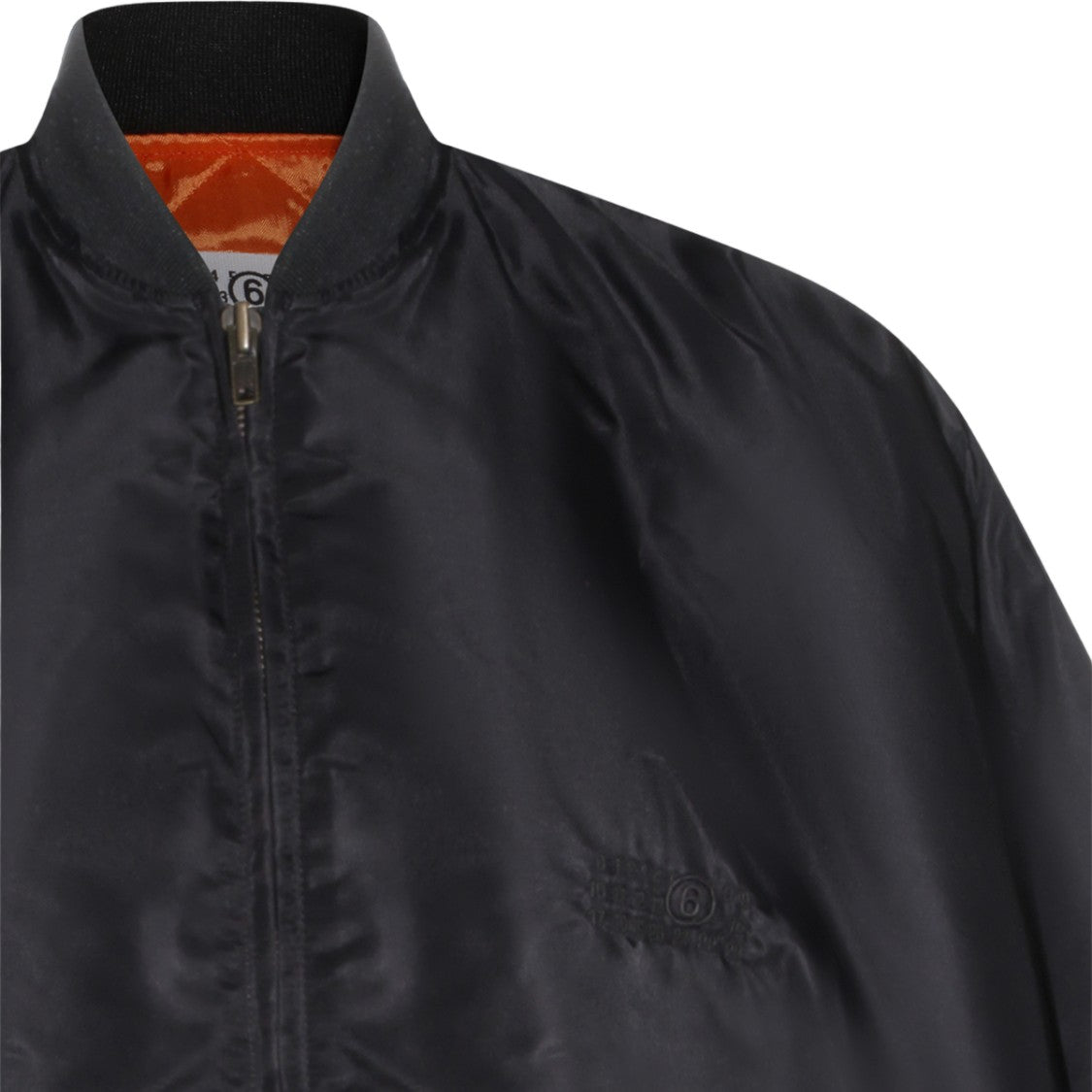 Mm6 By Maison Margiela Tailored Black Jacket With Classic Collar