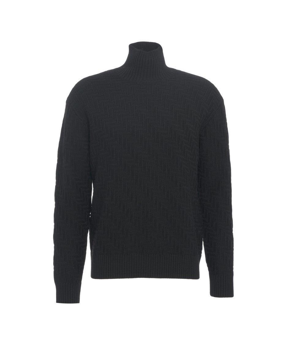 Paolo Pecora High-Neck Textured Knit Pullover