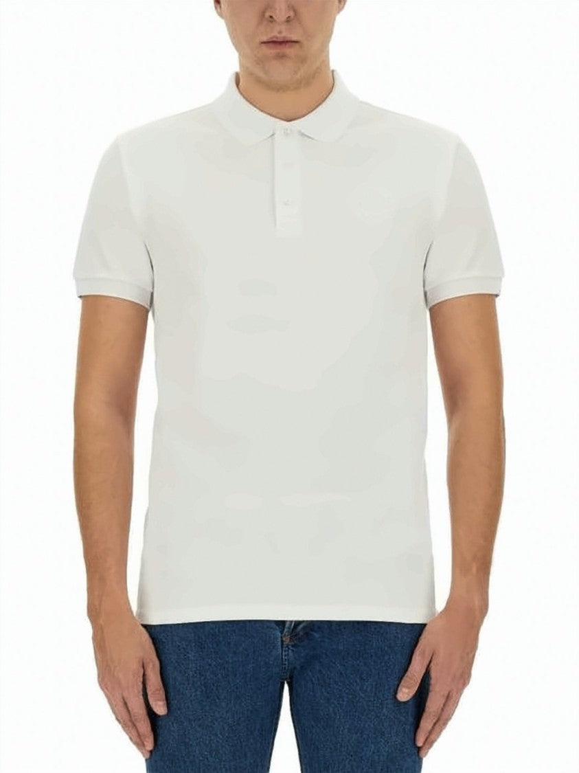 Bally Short-Sleeve Polo Shirt With Traditional Collar And Tonal Embroidery
