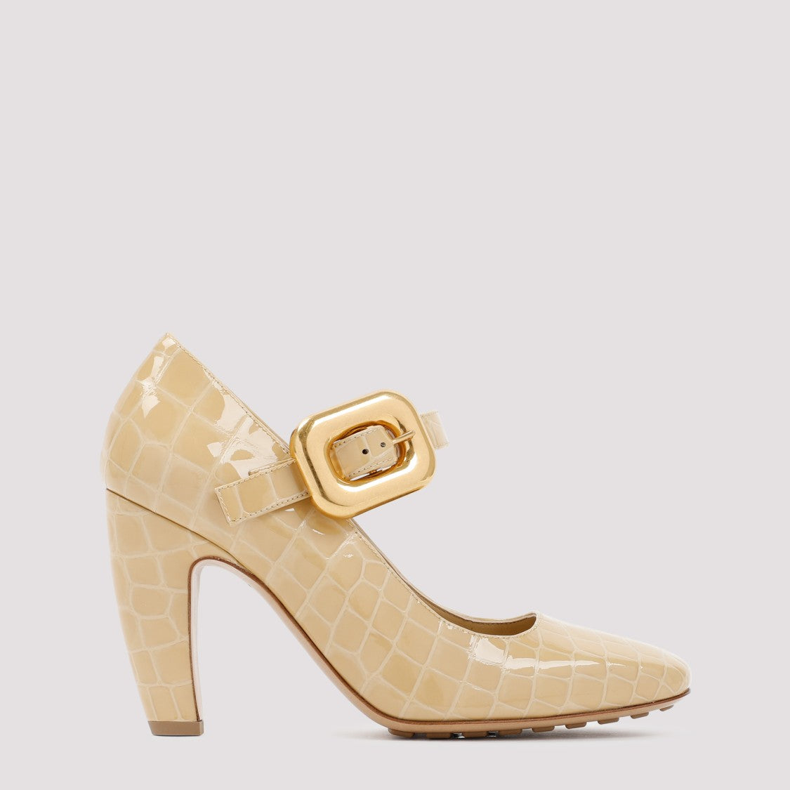Bottega Veneta Beige Mostra Mary Jane Pump