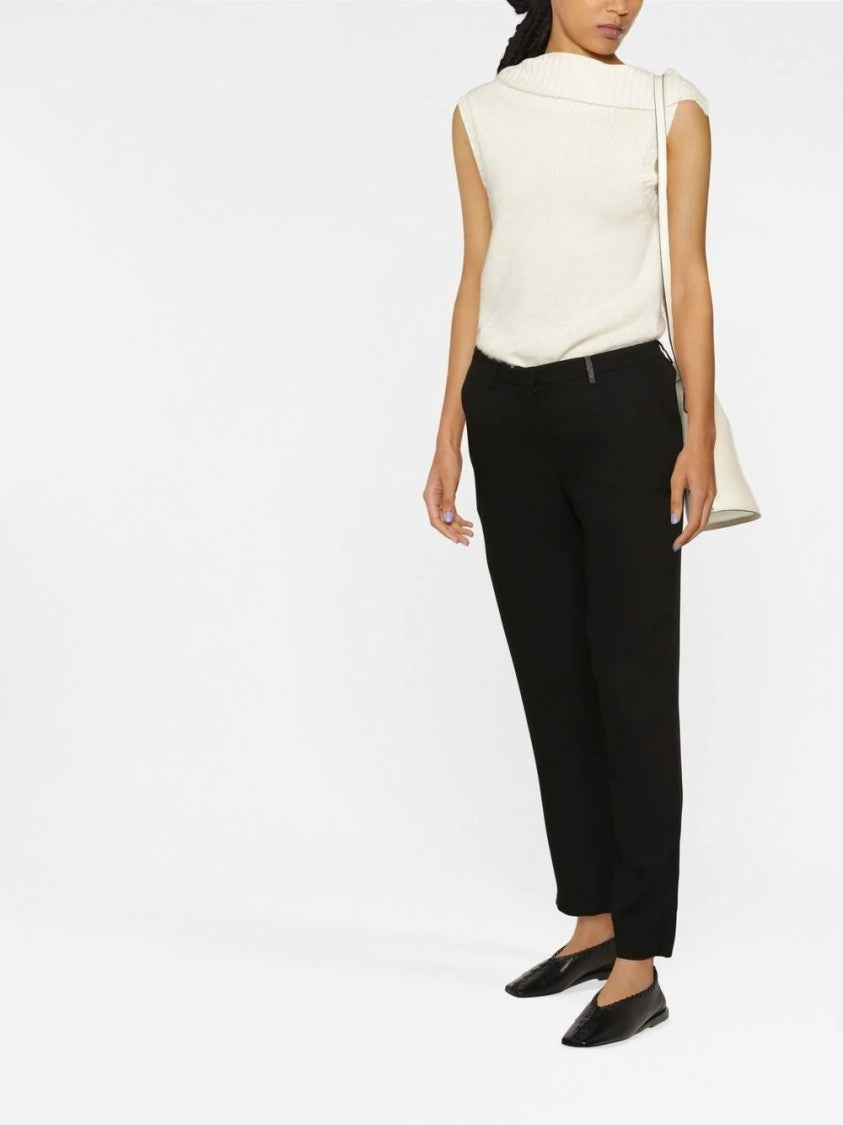 Fabiana Filippi Tailored Trousers With Flattering Fit And Viscose Fabric