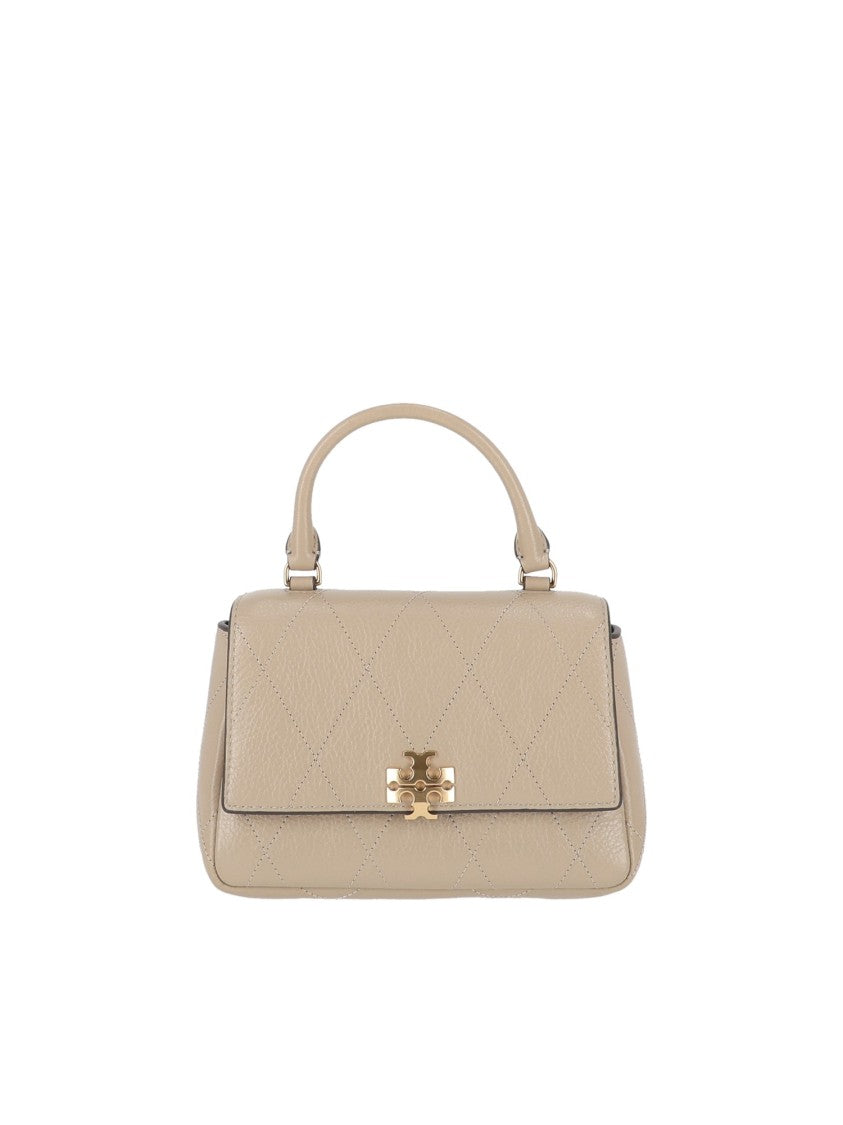 Tory Burch Charlie Quilted Top Handle Chain Wallet