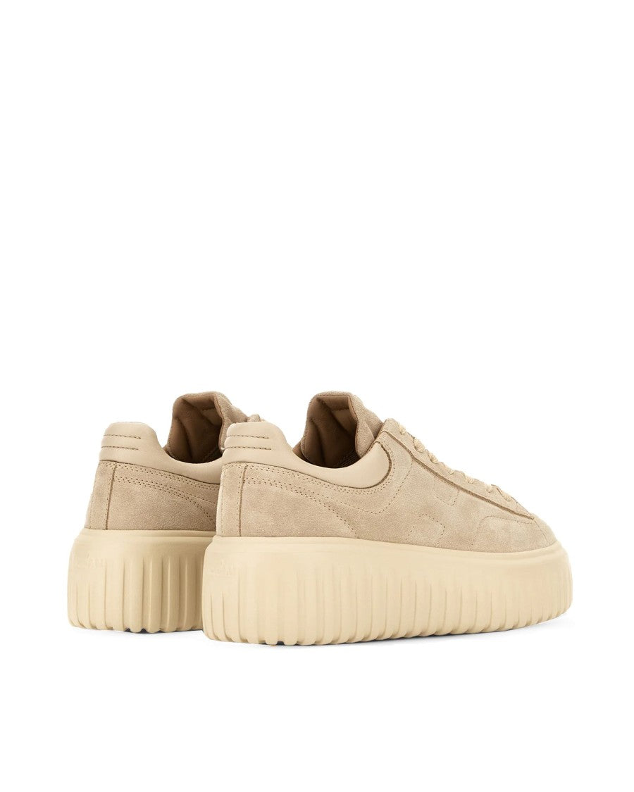 Hogan H-Stripes Beige Sneakers