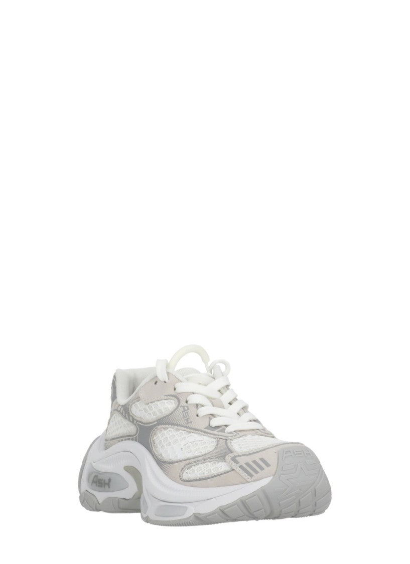 Ash White Dragon Suede Inserts Sneakers