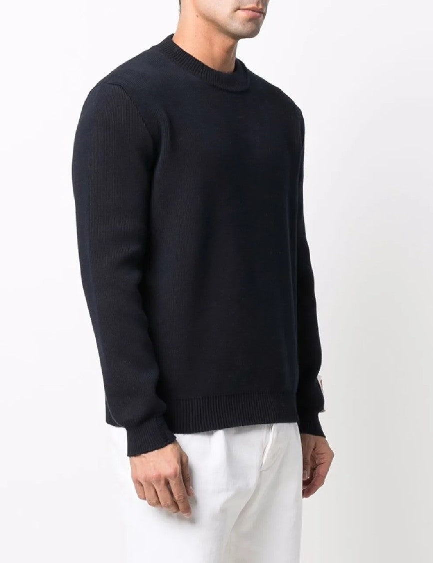 Golden Goose Dark Blue Regular Knit Crewneck Sweater