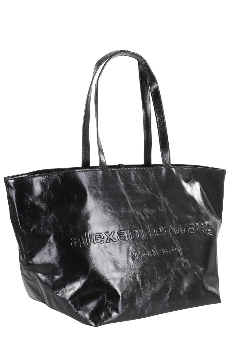 Alexander Wang Grey Punch Tote Bag