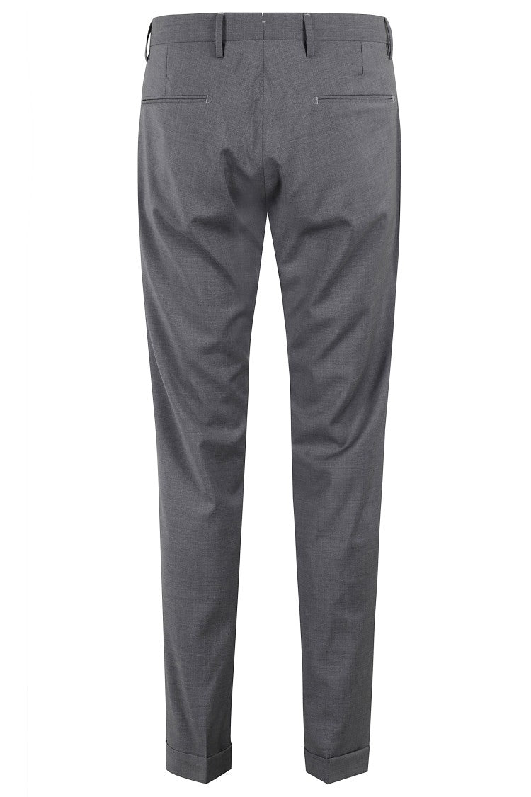 Briglia Medium Waist Tapered Trousers In Zignone Wool