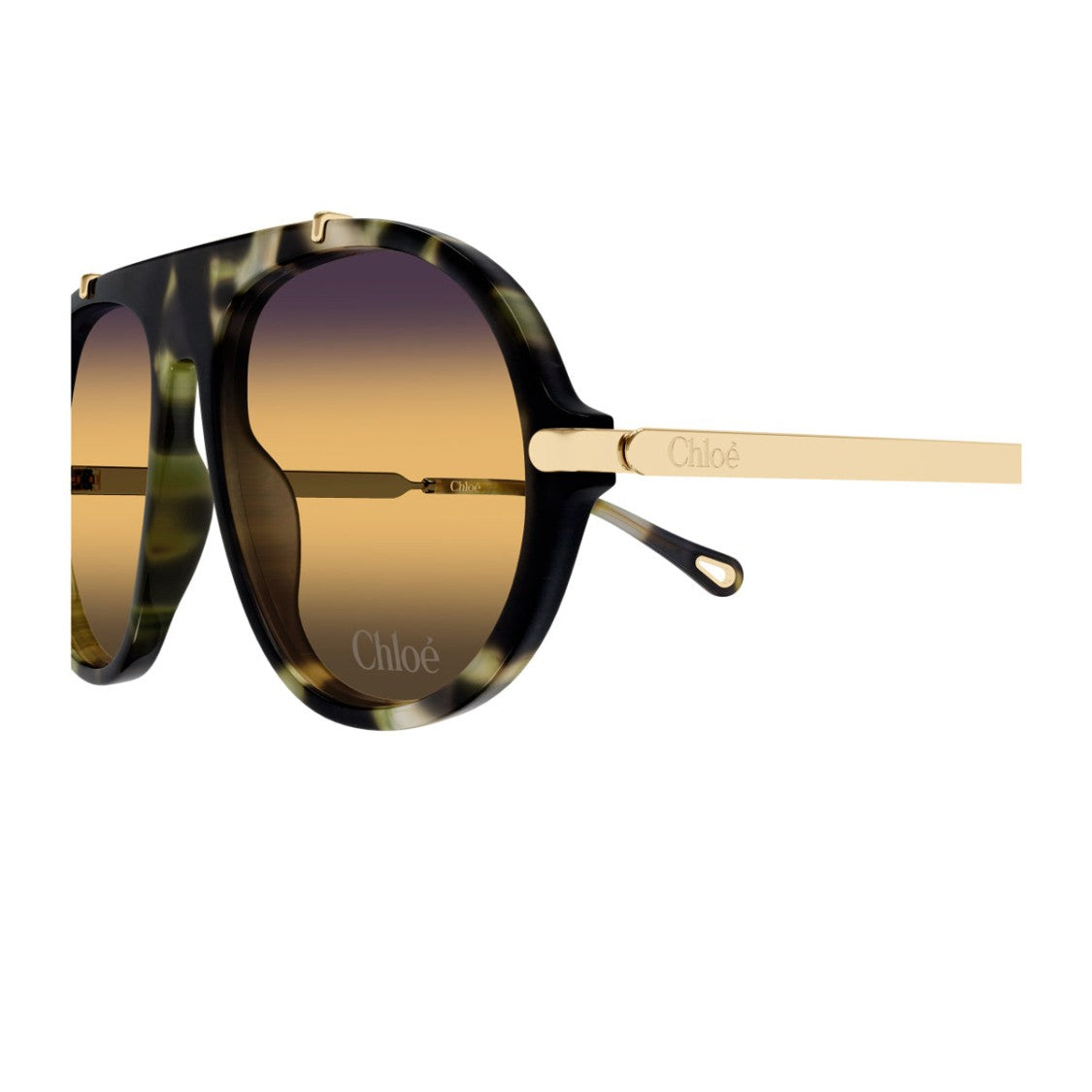 Kering Eyewear S.P.A. Havana Recycled Acetate Sunglasses