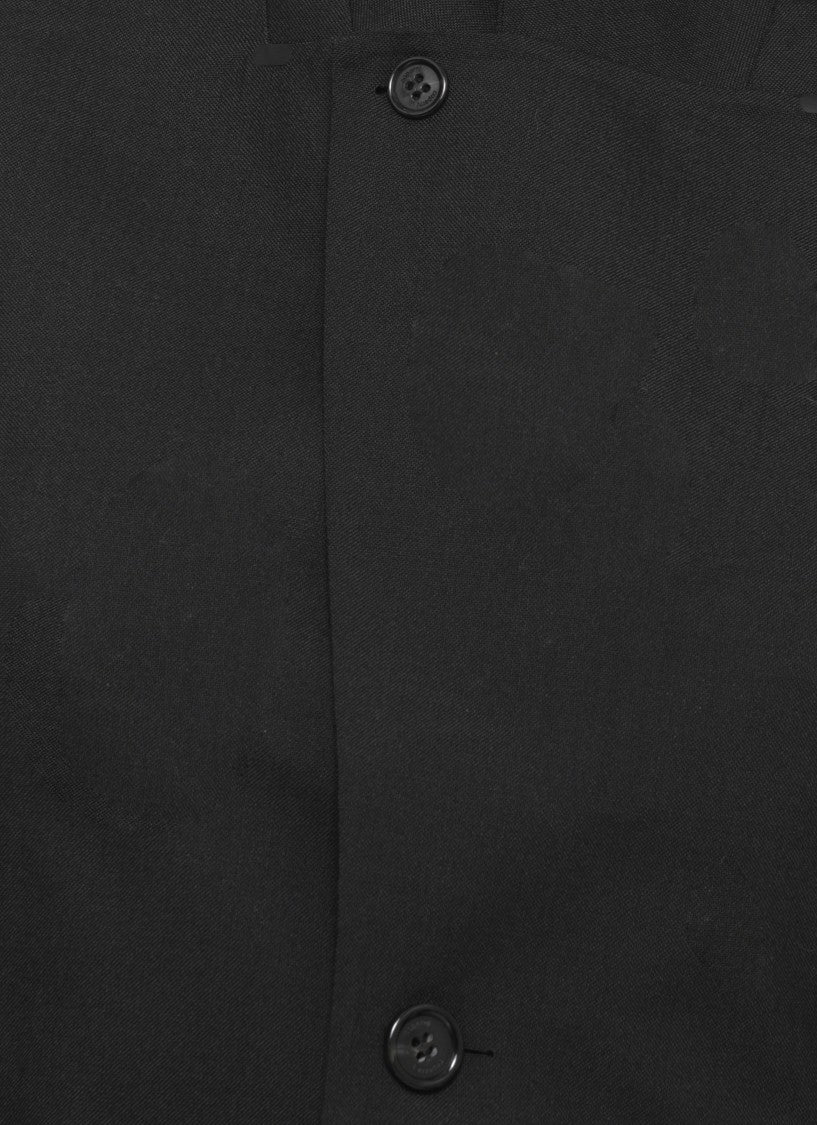 Coperni Black Drawstring Wool-Blend Vest