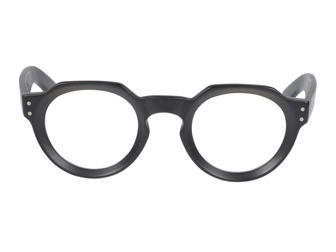 Kador Spike Angular Bold Round Eyeglasses