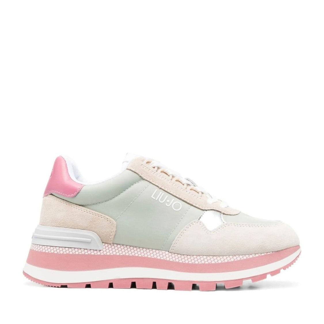 Liu Jo Multicolor Amazing 10 Layered Textured Outsole Leather Sneakers