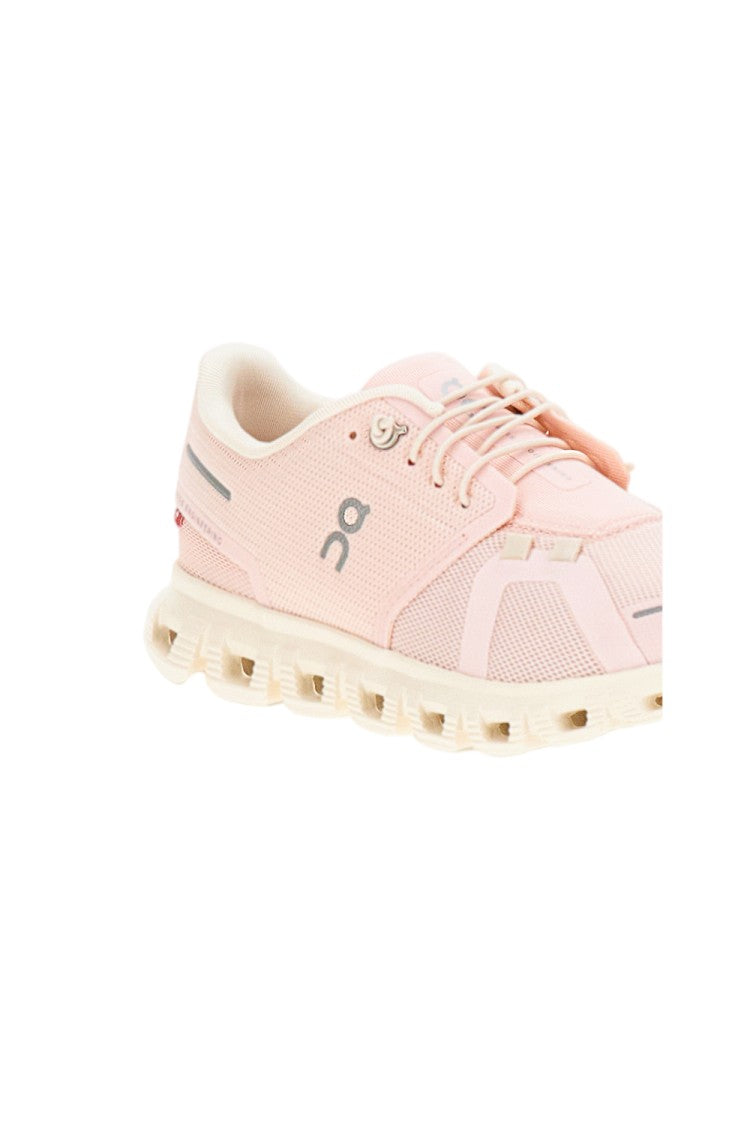 On Running Pink Cloud 6 Mesh Speed-Lacing Sneakers