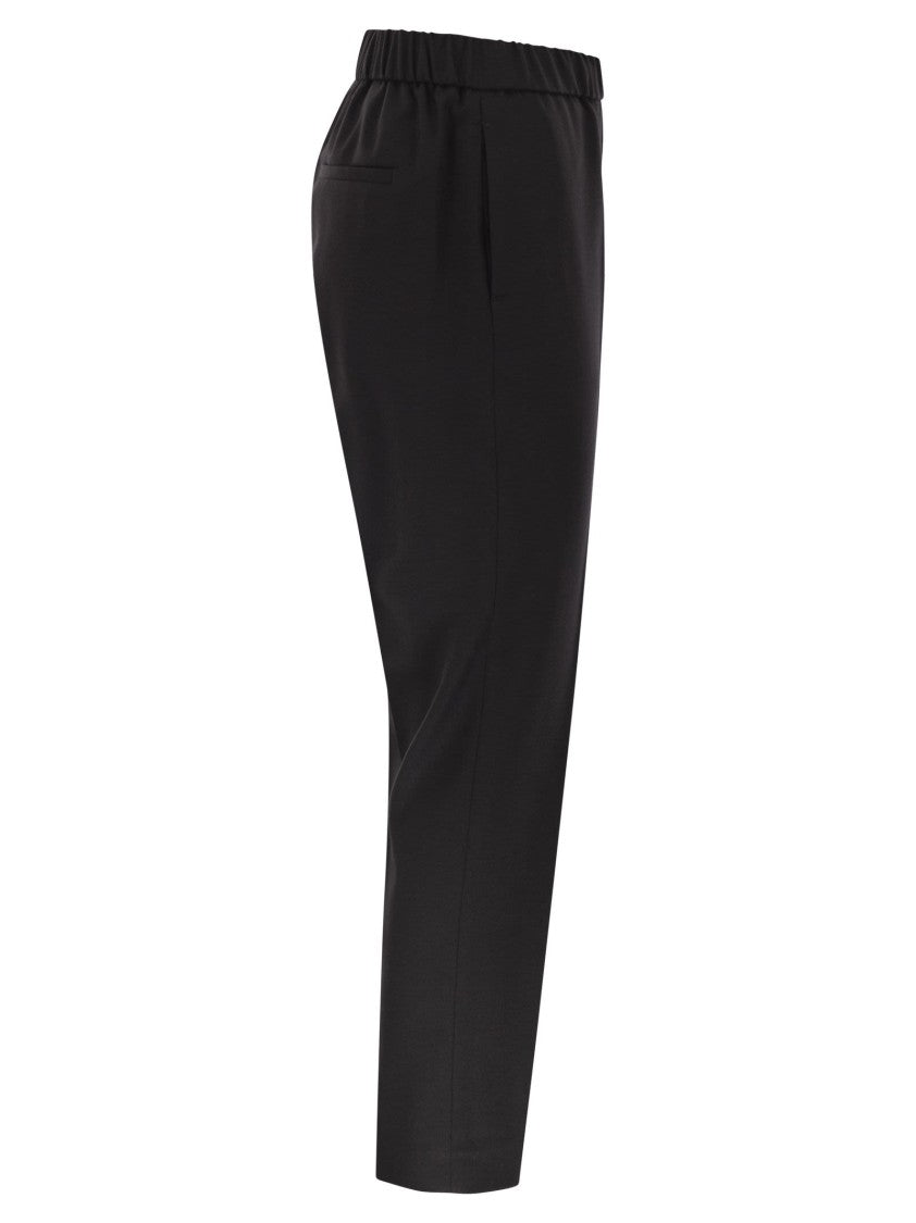 Peserico Stretch Wool Flannel Trousers
