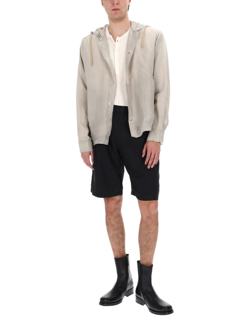 Our Legacy Leisure Cupro-Cotton Relaxed Shorts