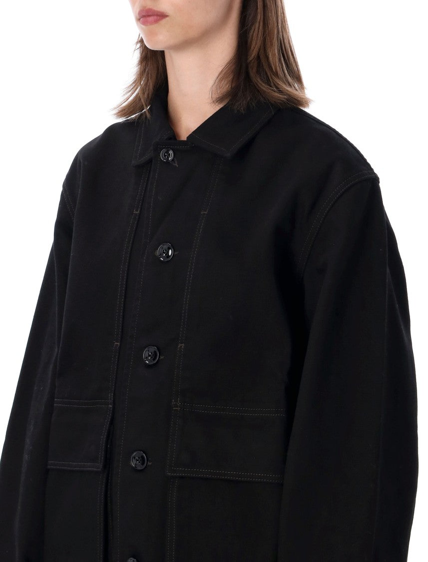 Lemaire Boxy Jacket Heavy Broken Twill Oversized Jacket