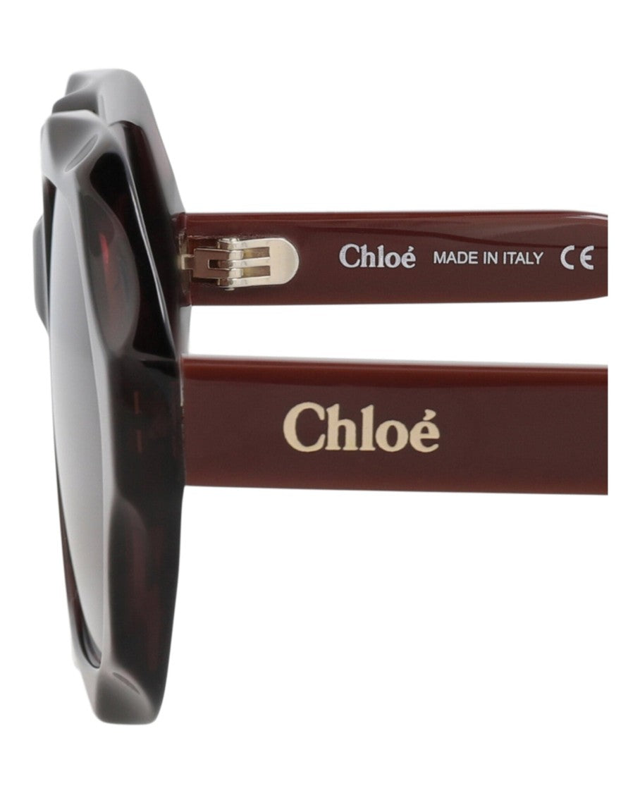 Chloé Square-Frame Sunglasses In Recycled Acetate