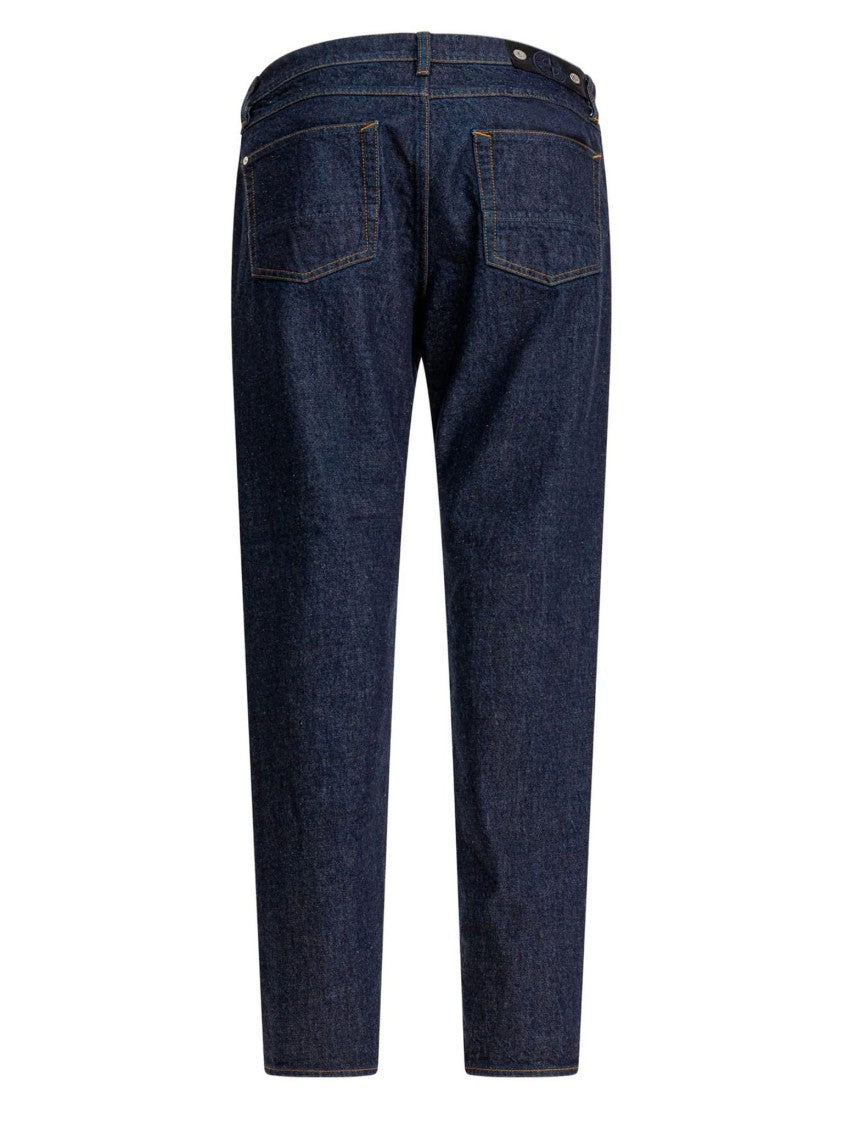 Stone Island Classic Fit Denim Jeans With Timeless Design