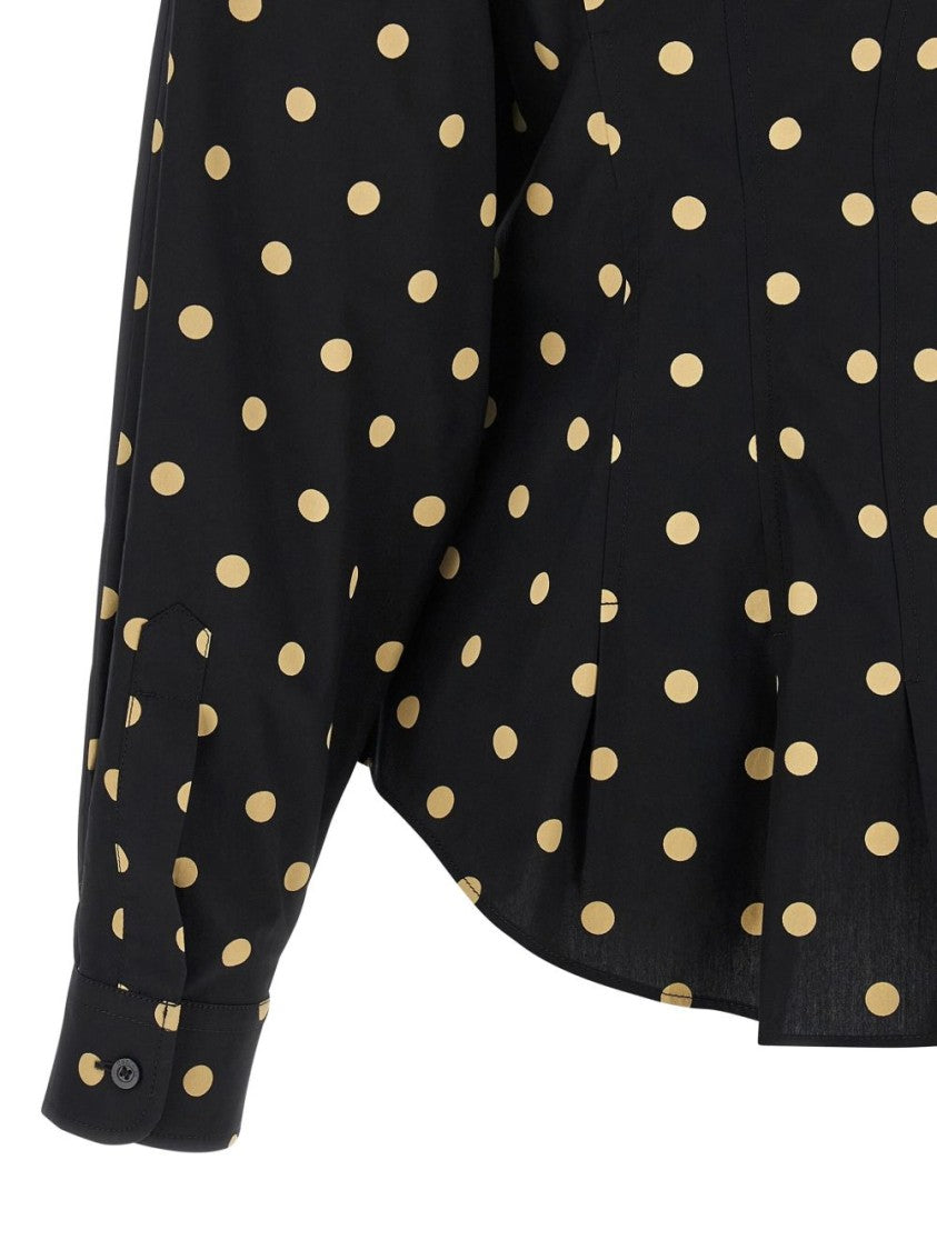 Moschino Long-Sleeved Top With Collared Neckline