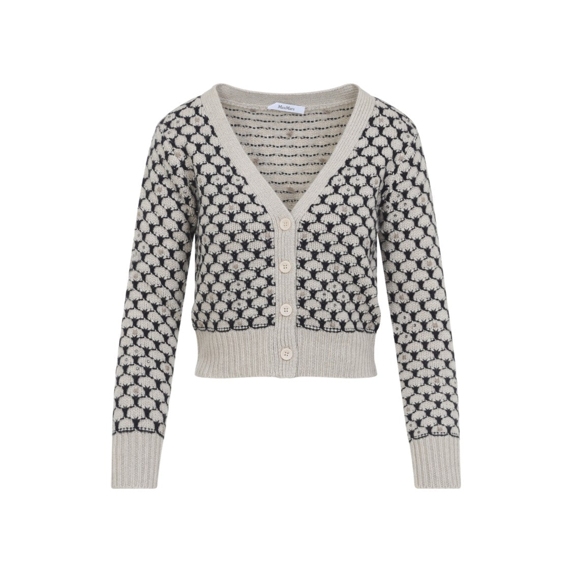 Max Mara Wool-Cashmere Blend Cardigan