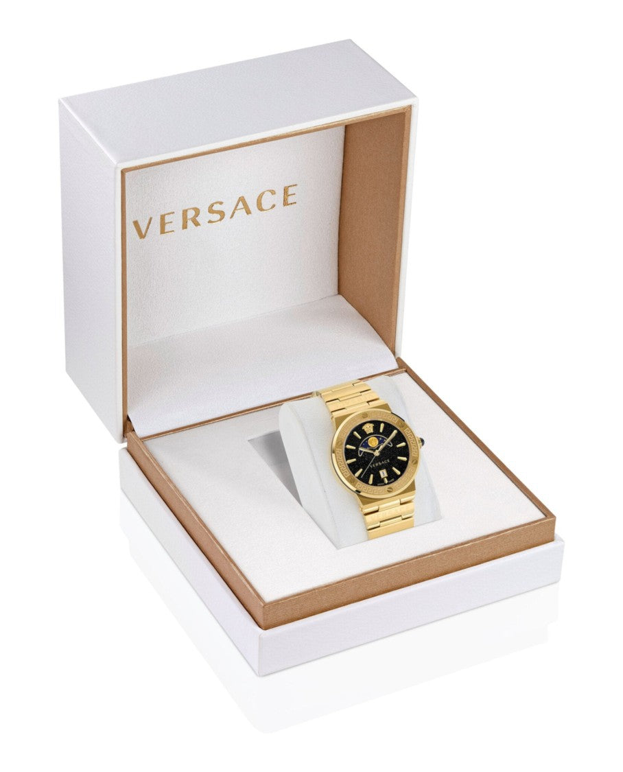 Versace Greca Logo Moonphase Watch