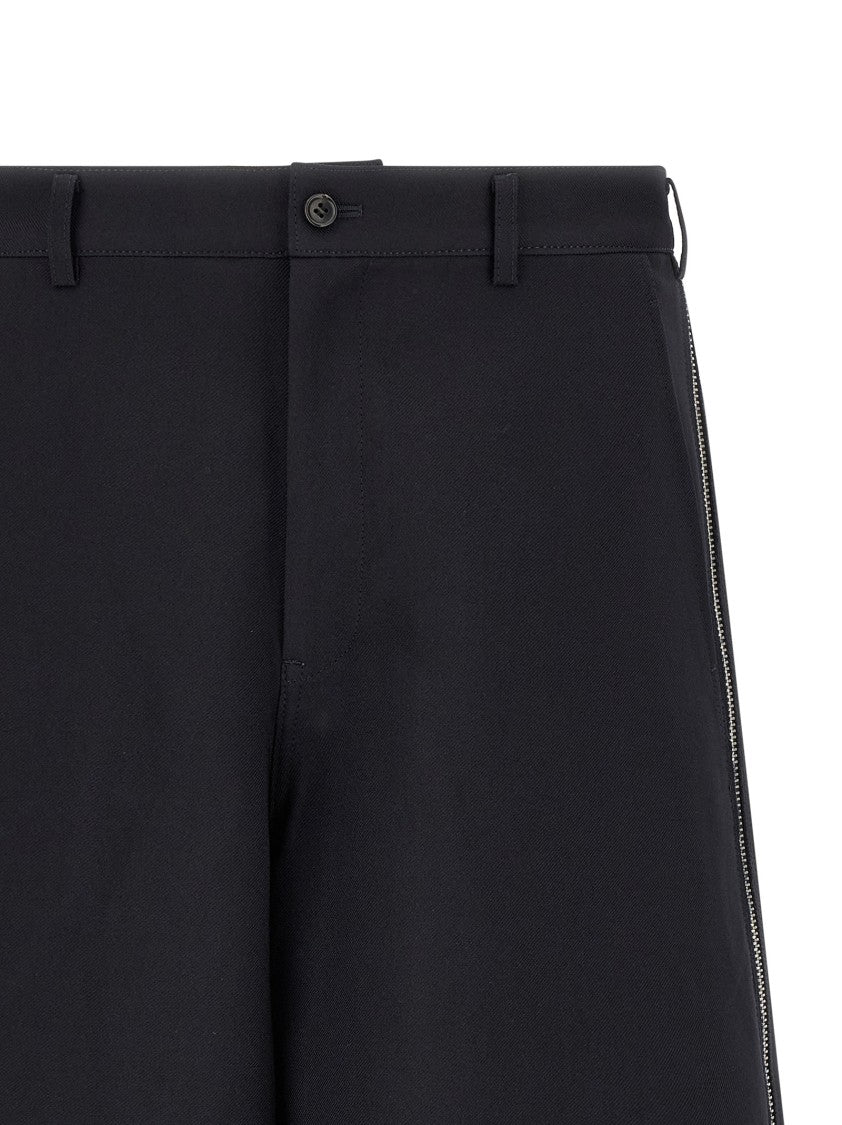 Comme Des Garçons Zip Bermuda Shorts