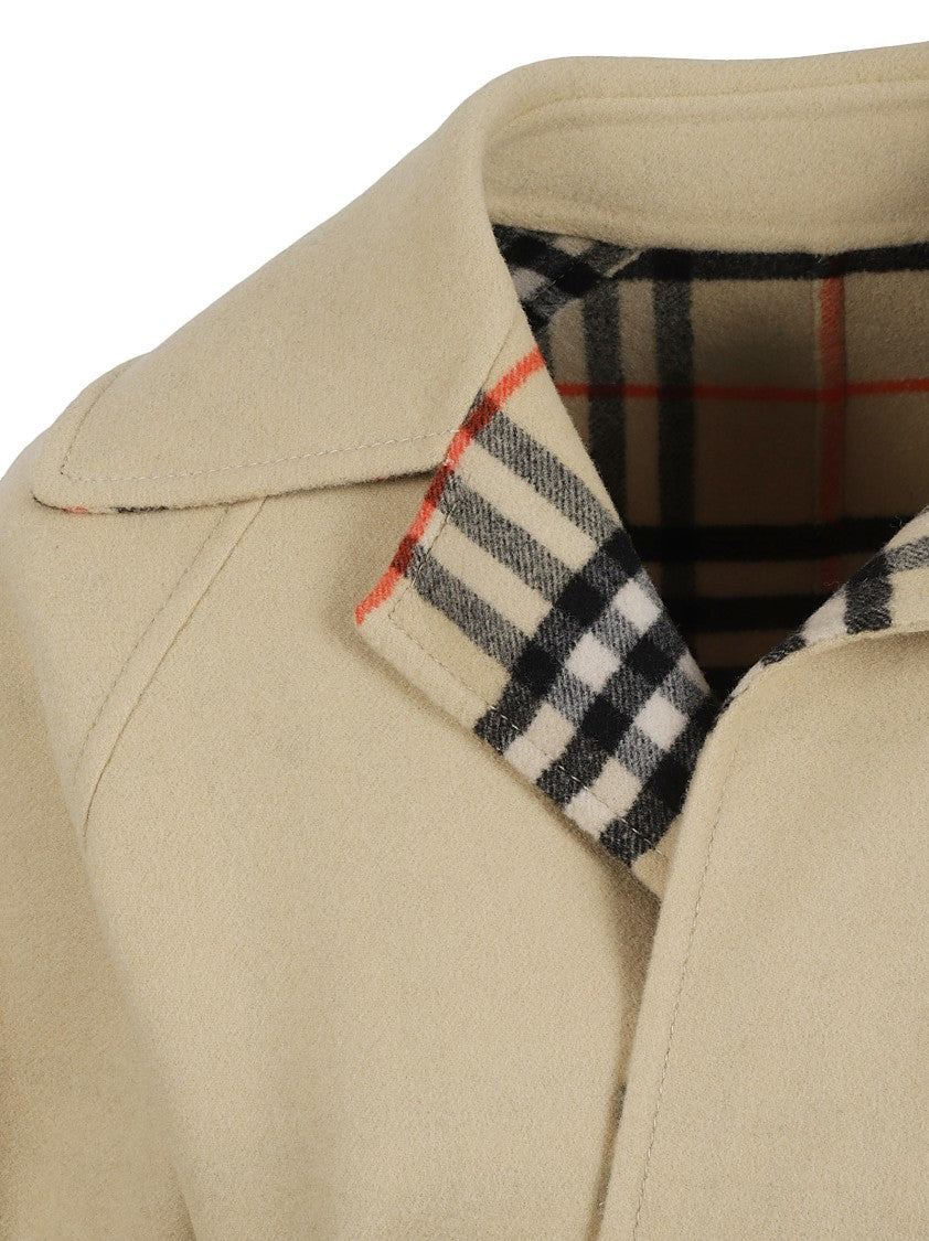 Burberry Belted Virgin Wool Coat