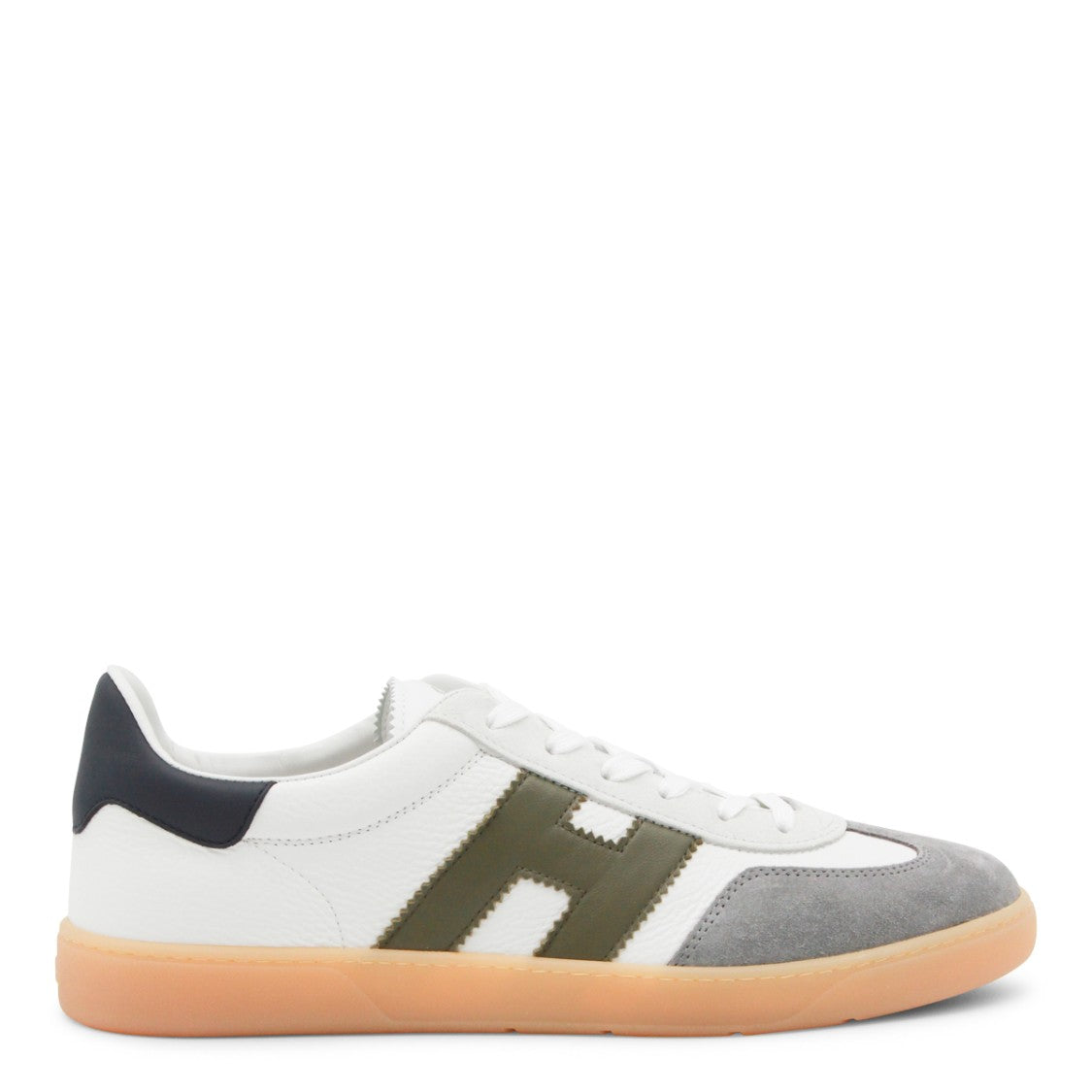 Hogan White Leather Sneakers
