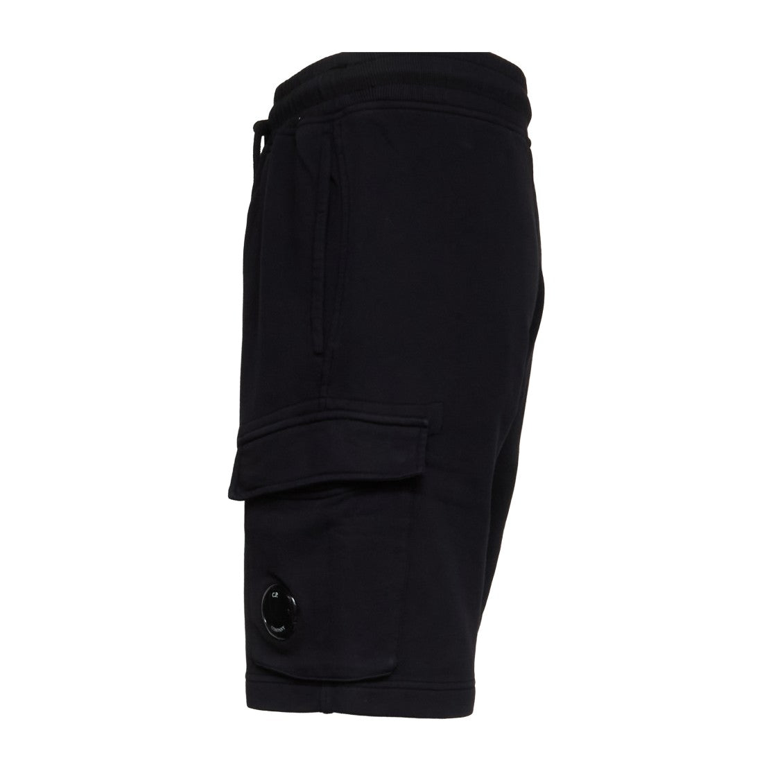 C.P. Company Cotton Diagonal Fleece Cargo Shorts