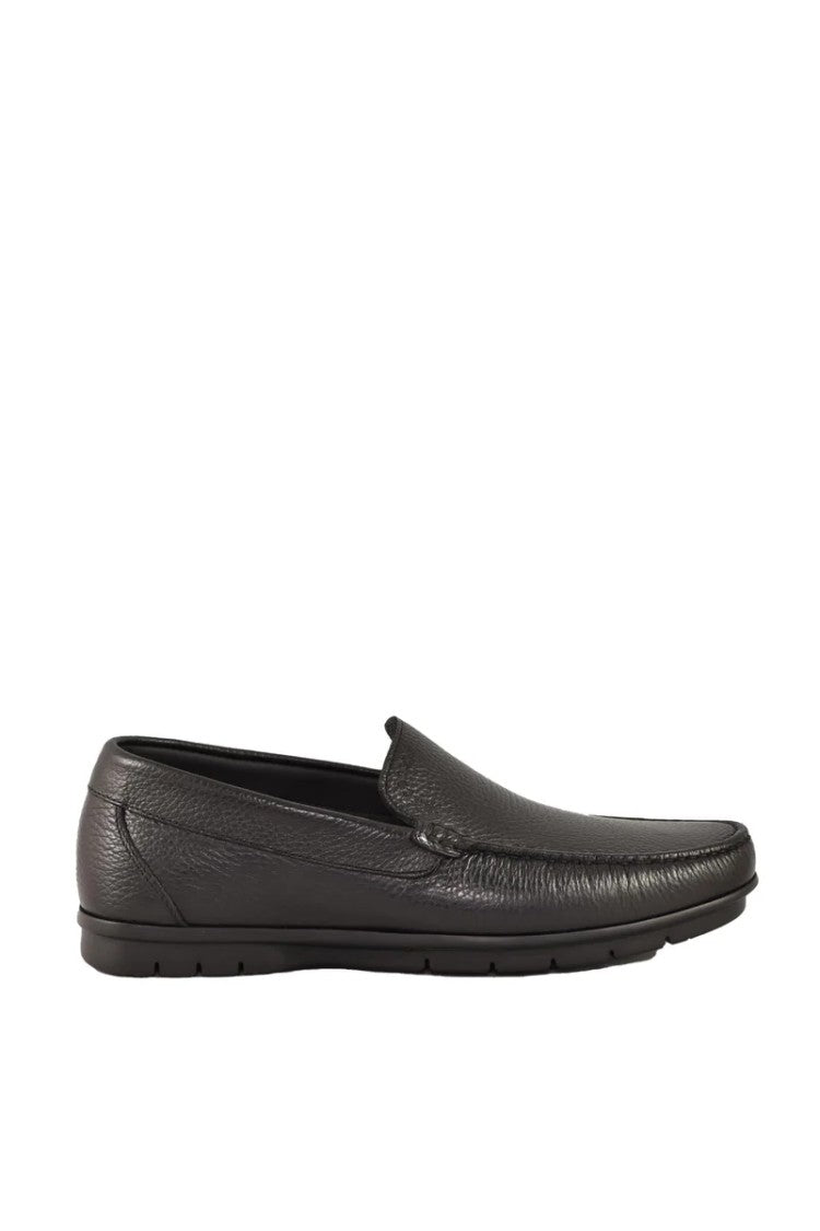 A.Testoni Men's Loafer - Black