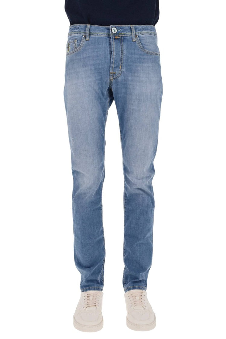 Jacob Cohen Light Blue Superlight Bard Fit Denim Jeans