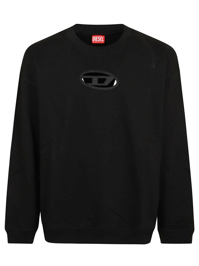 Diesel Relaxed-Fit Black Sweatshirt
