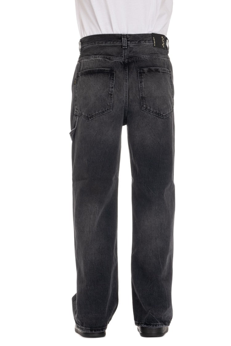 Haikure Winona Spider Black Carpenter Loose Fit Jeans