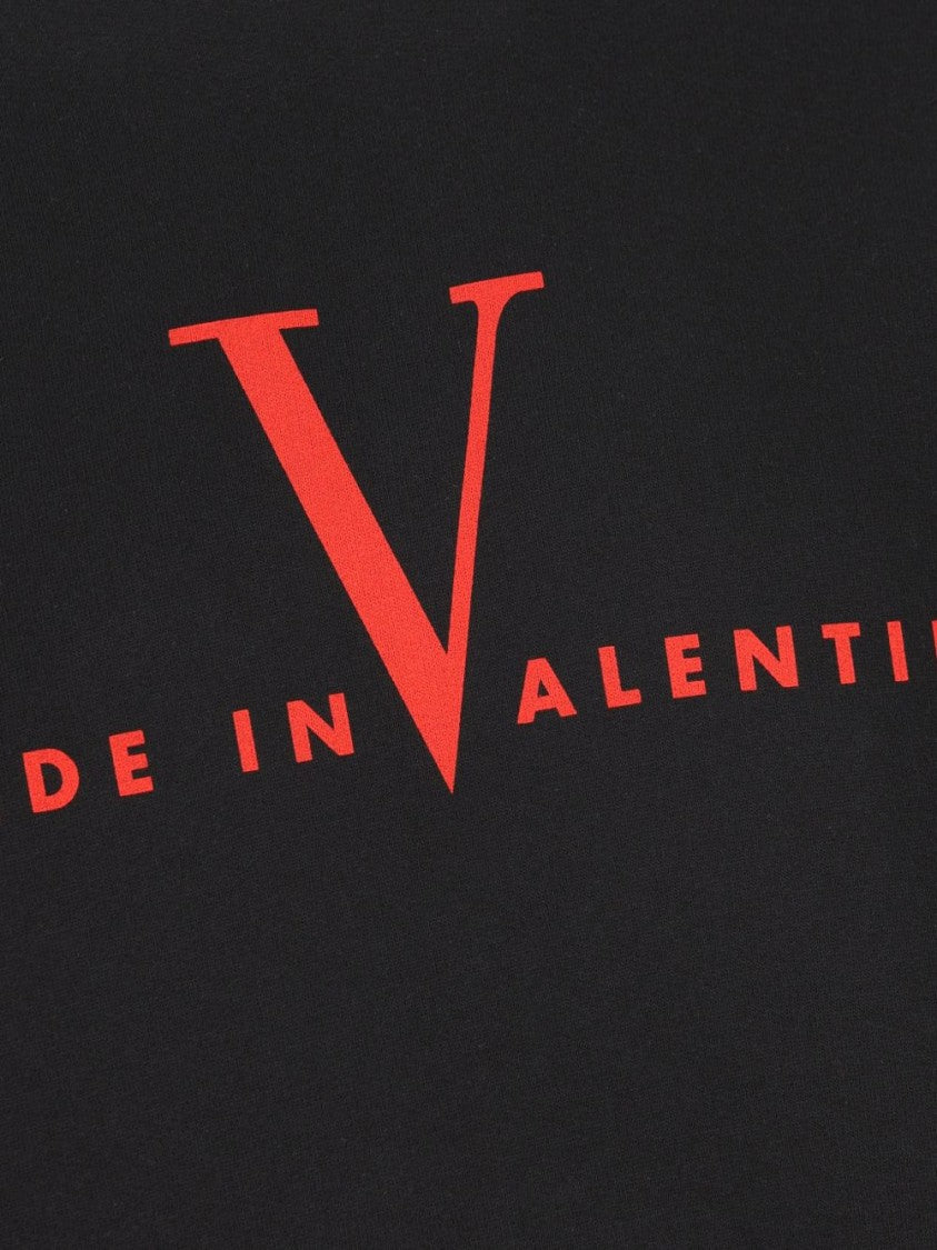 Valentino Garavani Crew Neck Black Sweater