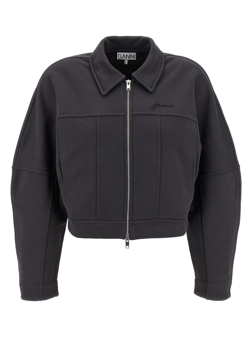 Ganni Heavy Terry Jersey' Bomber Jacket