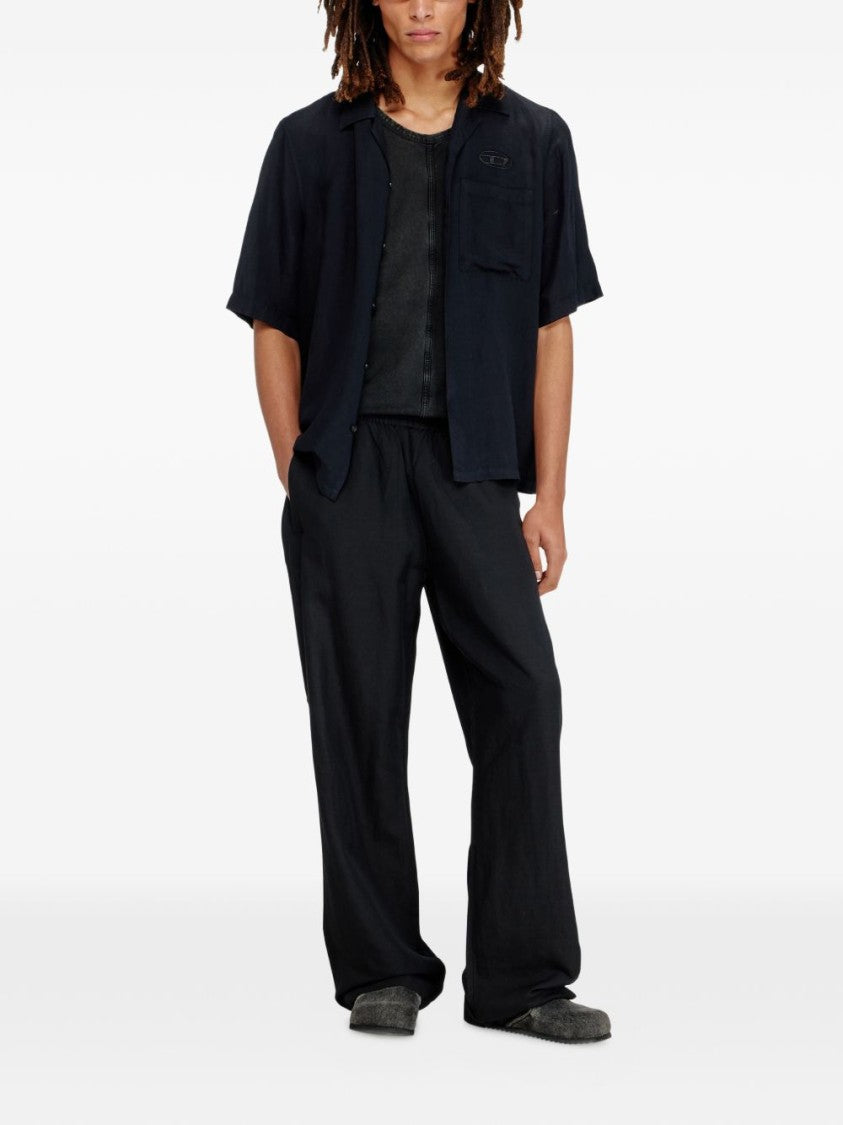 Diesel Black Patch Pocket Point Shirt