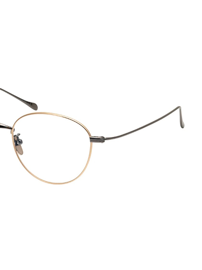Masunaga Gms/396Bt+ Slim Oval Two-Tone Eyeglasses