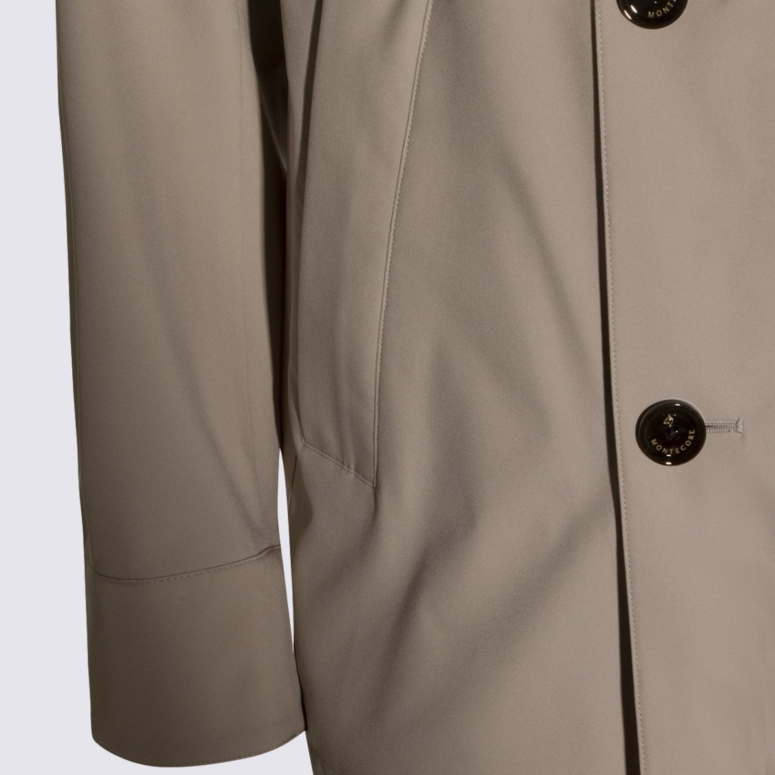 Montecore Double-Breasted Men's Coat With Hood
